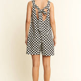 Checkered Romper