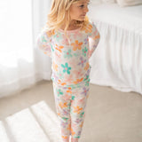 Retro Daisy Two-Piece Kids Jammies