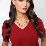 Indiana Hoosiers Gameday Charm Necklace