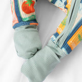 Garden Seed Baby Ribbed Cotton Zippy