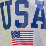 Reversible USA/America Mock Neck Sweatshirt
