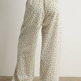 Floral Print Drawstring Pants