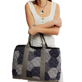 Free People Pippa Patchwork Tote