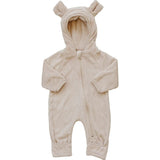 Fleece Bear Hooded Zipper
