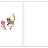 Colorful Cats Blank Card