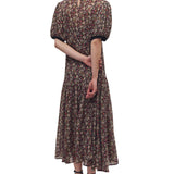 Free People Black Courtside Crush Maxi Dress