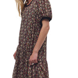 Free People Black Courtside Crush Maxi Dress