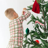 Double Plaid Two-Piece Set