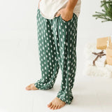 Christmas Trees Small Ribbed Pants (Men's)