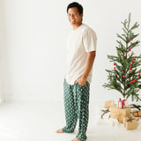 Christmas Trees Small Ribbed Pants (Men's)