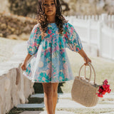 Periwinkle Floral Dress