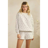 Heather Grey Star All Over Print Shorts