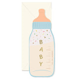 Baby Bottle Die-Cut Greeting Card