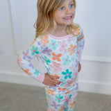 Retro Daisy Two-Piece Kids Jammies