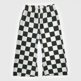 Kids Checked Out Wide Leg Pant – Checkerboard