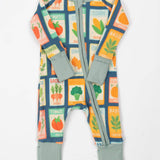 Garden Seed Baby Ribbed Cotton Zippy
