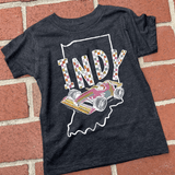 Kids Colorful Indy Outline Apparel