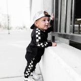 Side Checkered Pullover