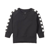 Side Checkered Pullover