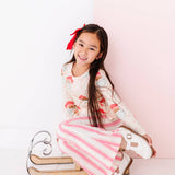 Pink Candy Cane Stripe Flares