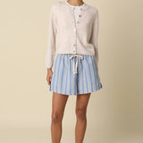 Rowan Stripe Drawstring Shorts