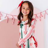 Wrapping Bows Peplum Top