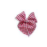 Vintage Red Gingham Bow