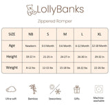 Bear Hugs Baby Bamboo 2-Way Zipper Romper