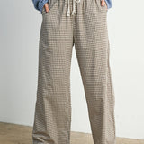Loose-Fit Adjustable Tie-Front Pants