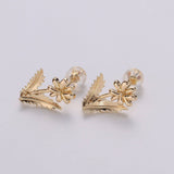 Gold Filled Flower Studs