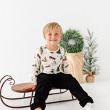 Retro Grinch Bamboo Long Sleeve Shirt