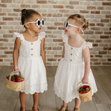 White Eyelet Dress