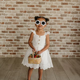 White Eyelet Dress