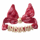 Indiana Hoosiers Bandana Slider Bracelet