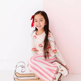 Pink Santas Peplum Top