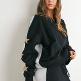 Round Neck Sweatshirt with Star