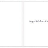 Snail A Little Late Belated Birthday Card