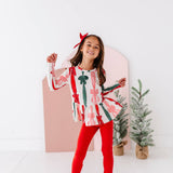 Wrapping Bows Peplum Top