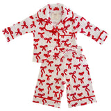 Red Bows Organic Pointelle Lounge Set