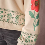 Western Paisley Floral Sweatshirt