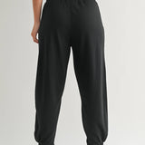 Offset Black French Terry Lounge Joggers