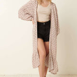 FLOWER PRINT MAXI DUSTER