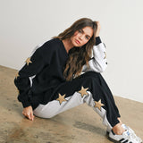 Round Neck Sweatshirt with Star