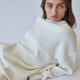 Relaxed Boyfriend Fit Crew Neck Sweater