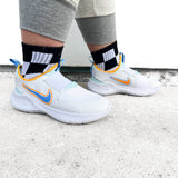 Black + White Checker Socks