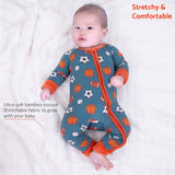 Bamboo Baby Convertible Zipper Pajama Sports Balls