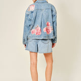 Peony Denim Jacket