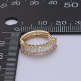 Gold Filled Mini Cz Hoop