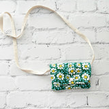 Teal Daisy Kids Crossbody Bag