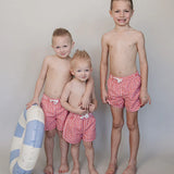 Gingham Swim Shorts
